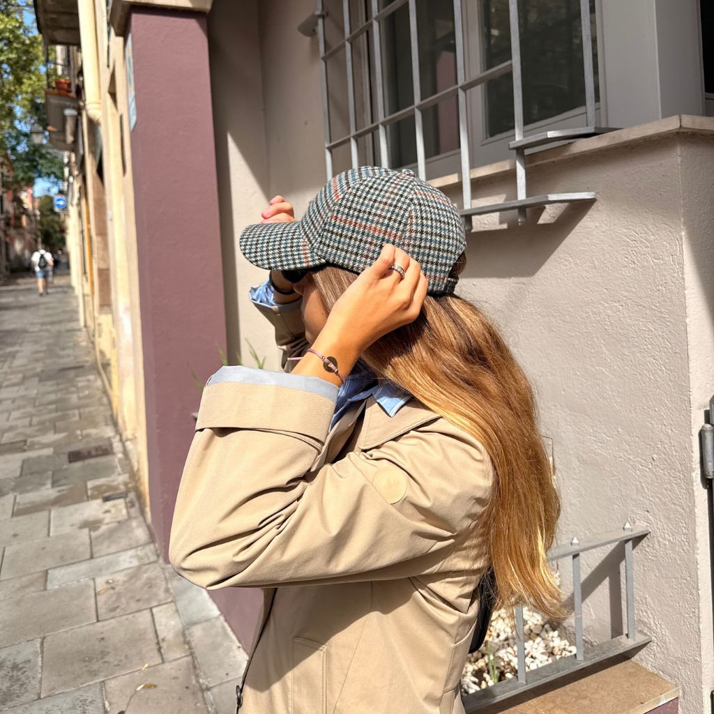 Gorra Pata de Gallo Azul