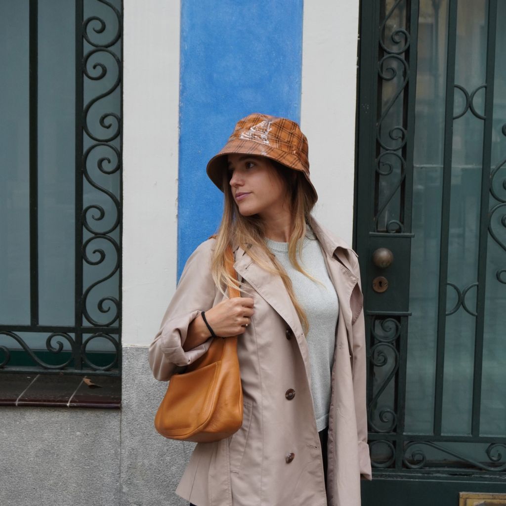 Foldable Green Rain Cap