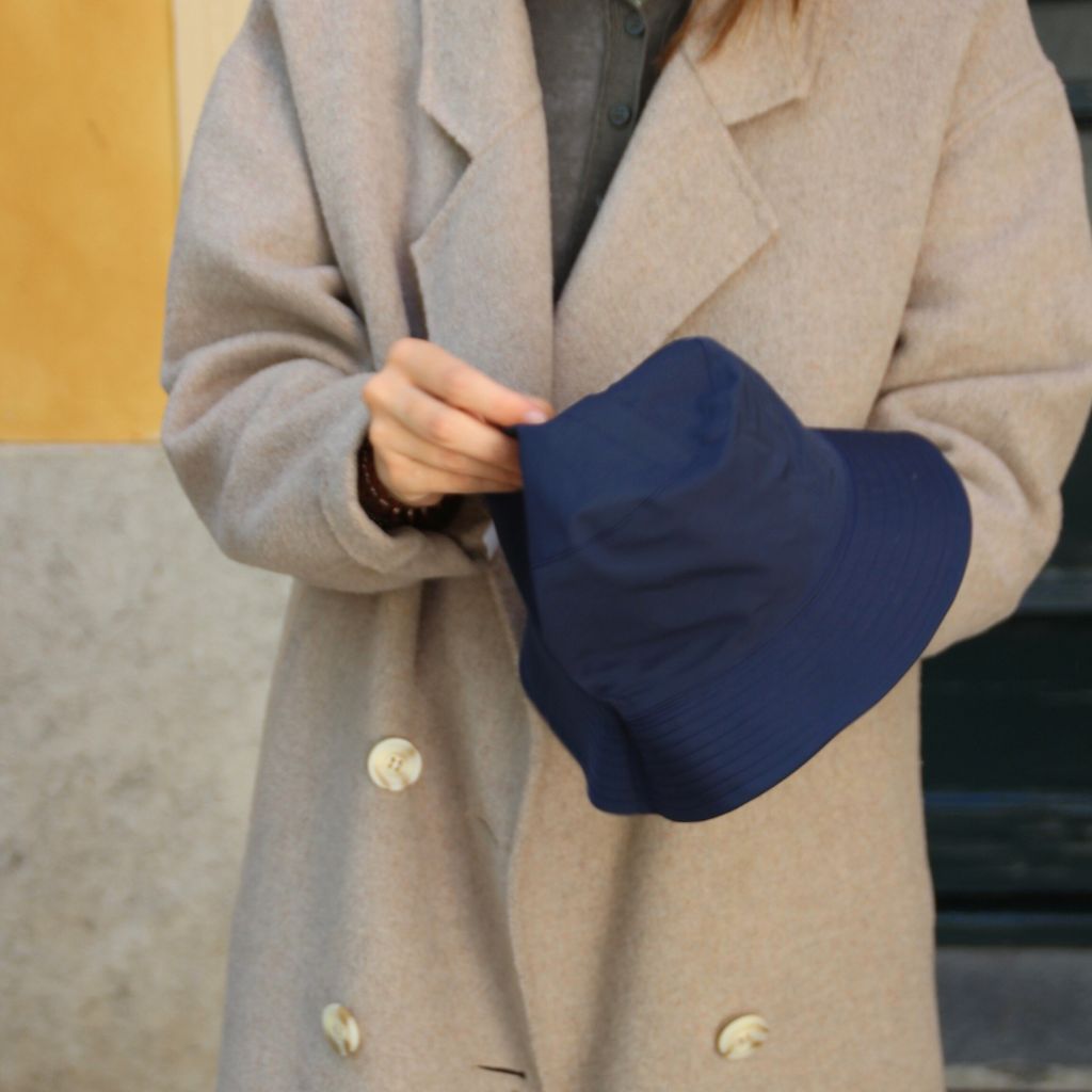 Gorro Lluvia Plegable Azul Marino