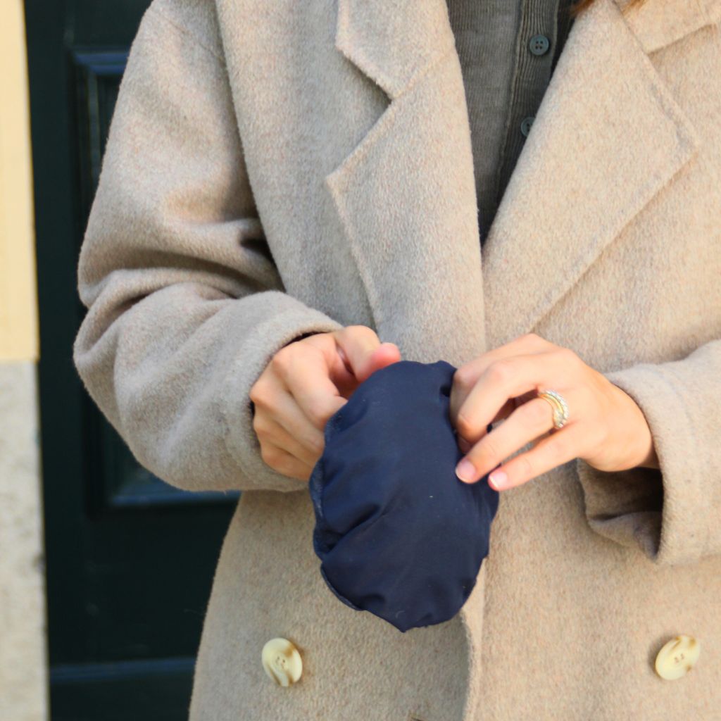 Gorro Lluvia Plegable Azul Marino