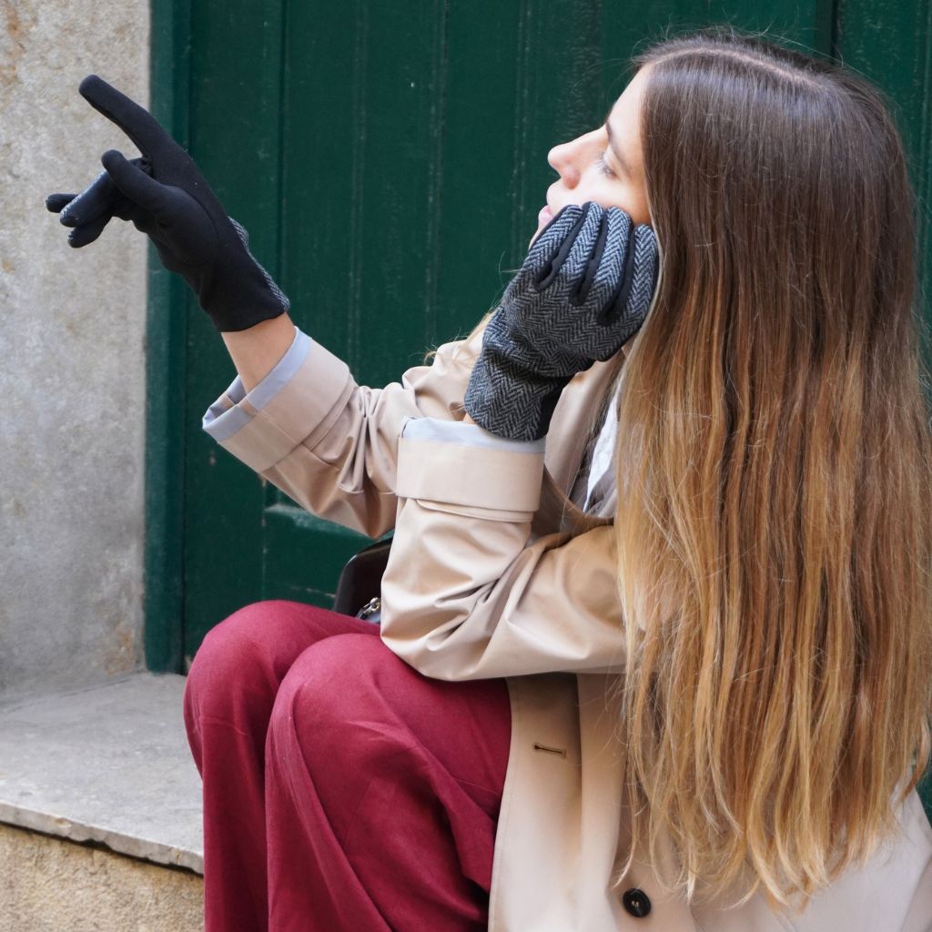 Plaid Gloves