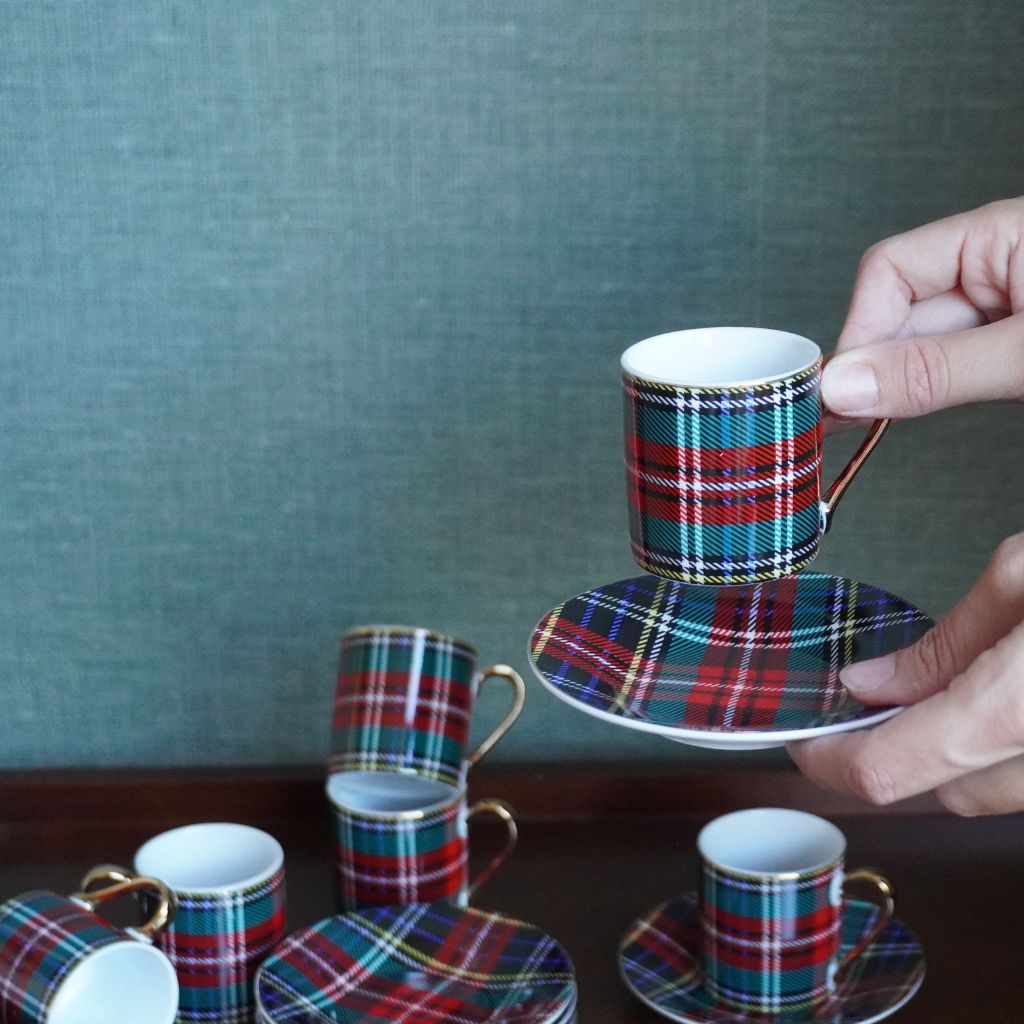 Juego de Café Escocés (Set de 6)