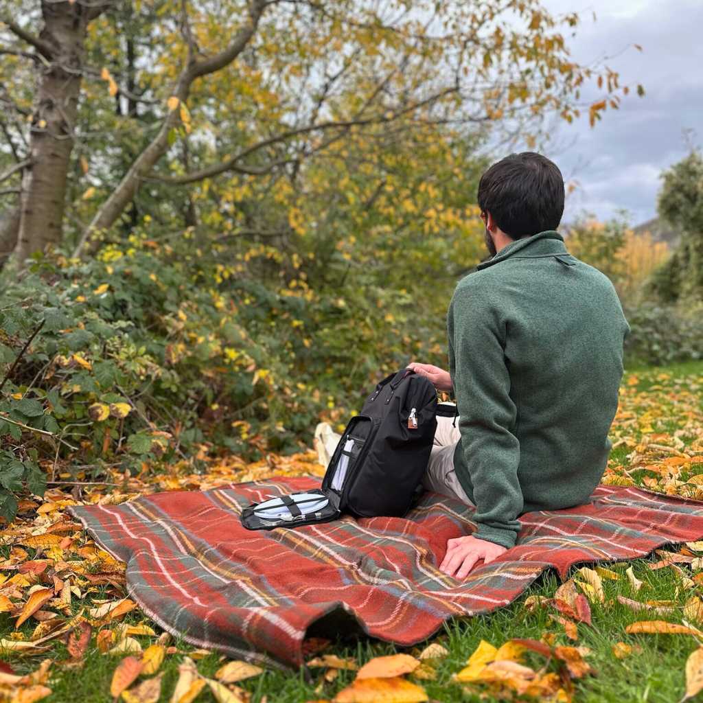 Gray Picnic Backpack