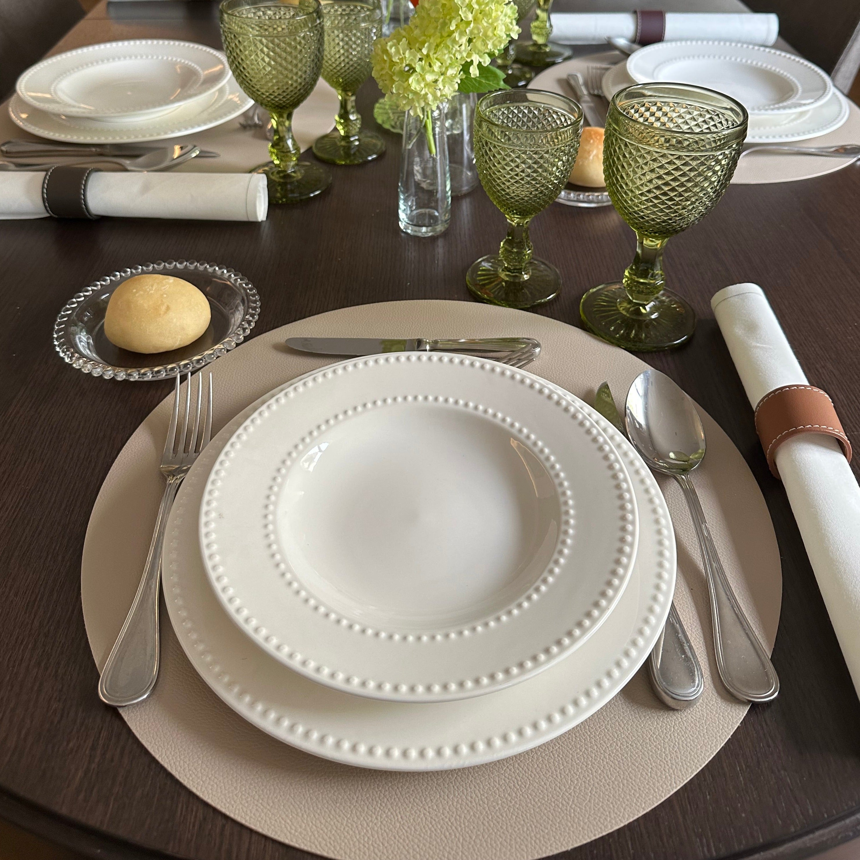 Stone Round Placemats (Set of 6)