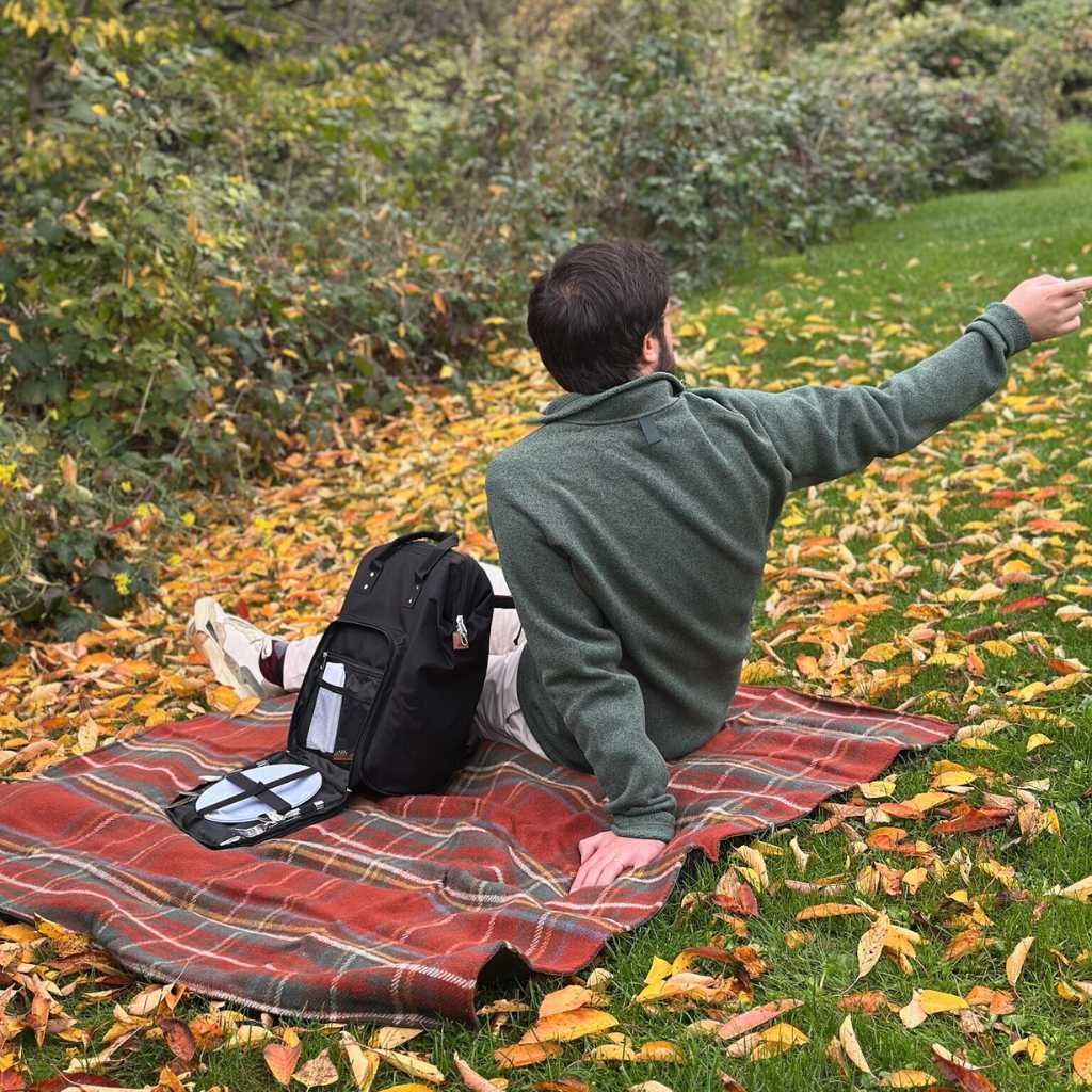 Gray Picnic Backpack