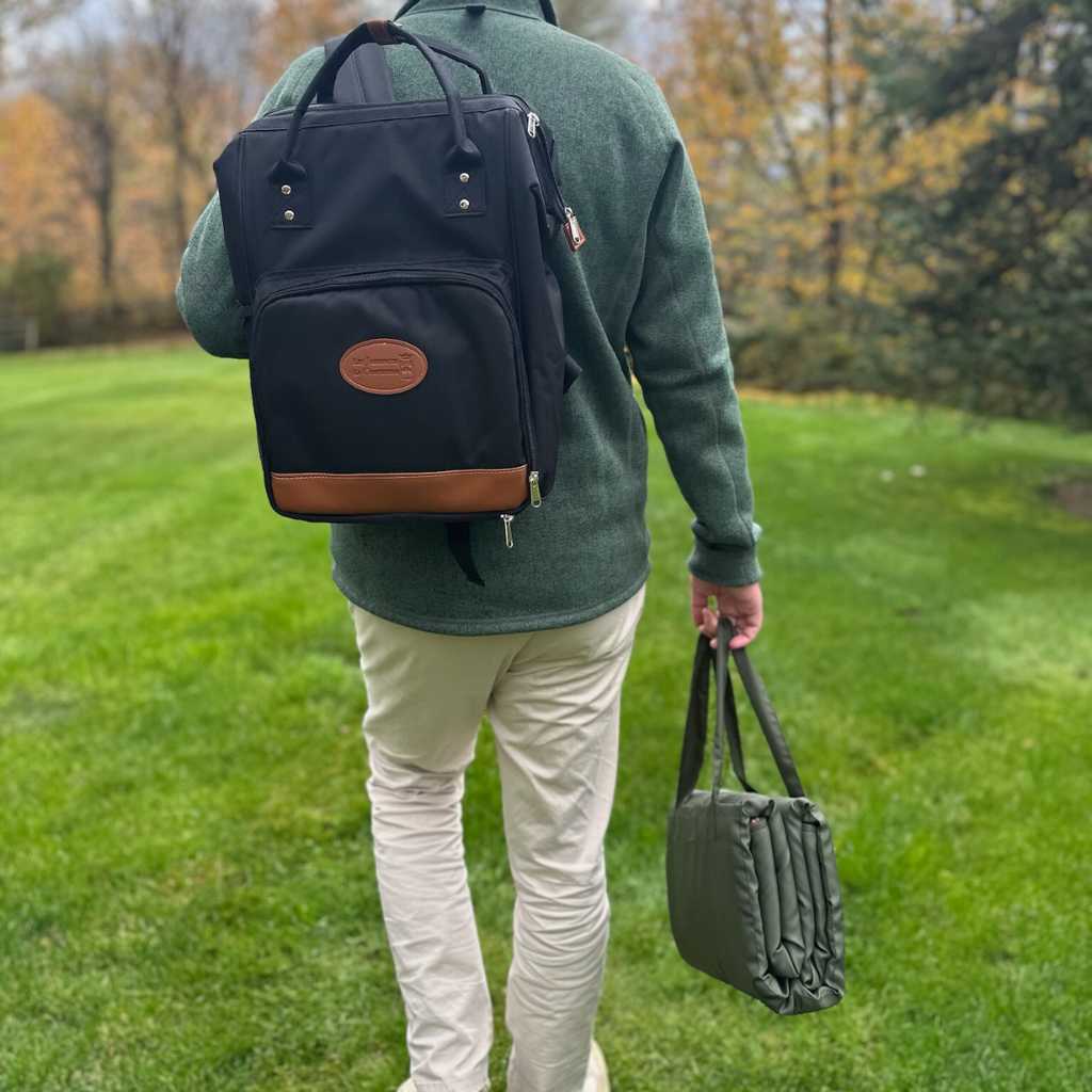 Gray Picnic Backpack