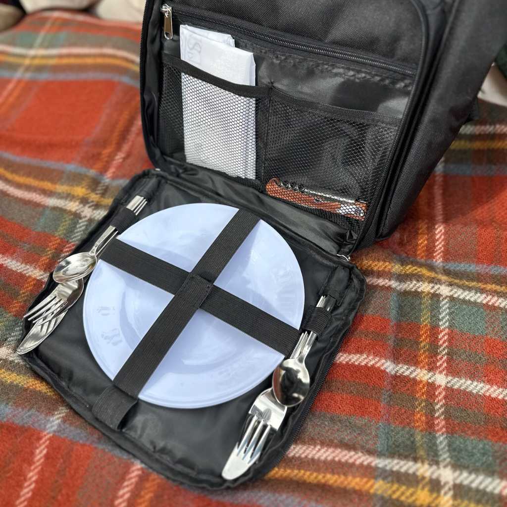 Gray Picnic Backpack