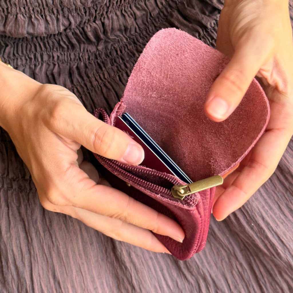 Burgundy Leather Wallet