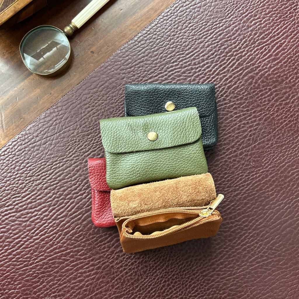 Monedero Piel Camel