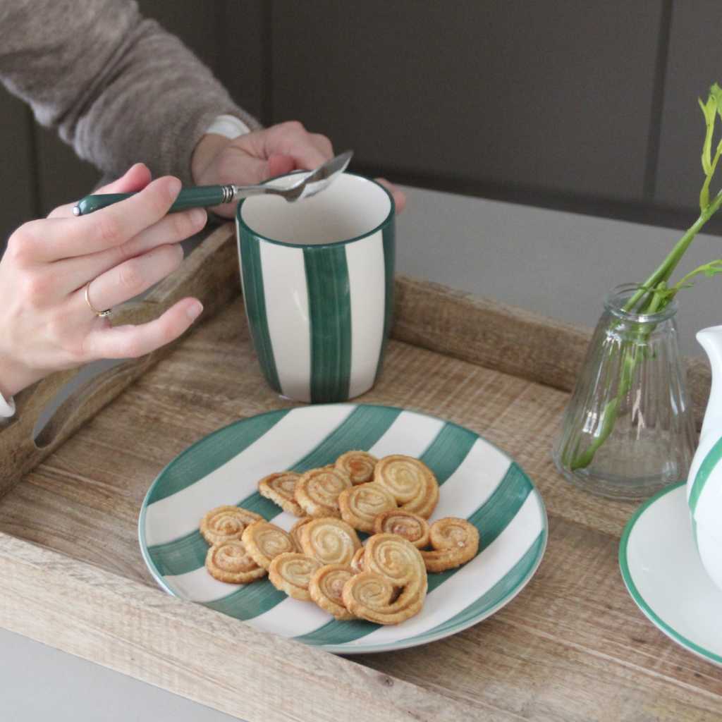 Pack Desayuno Rayas Verdes