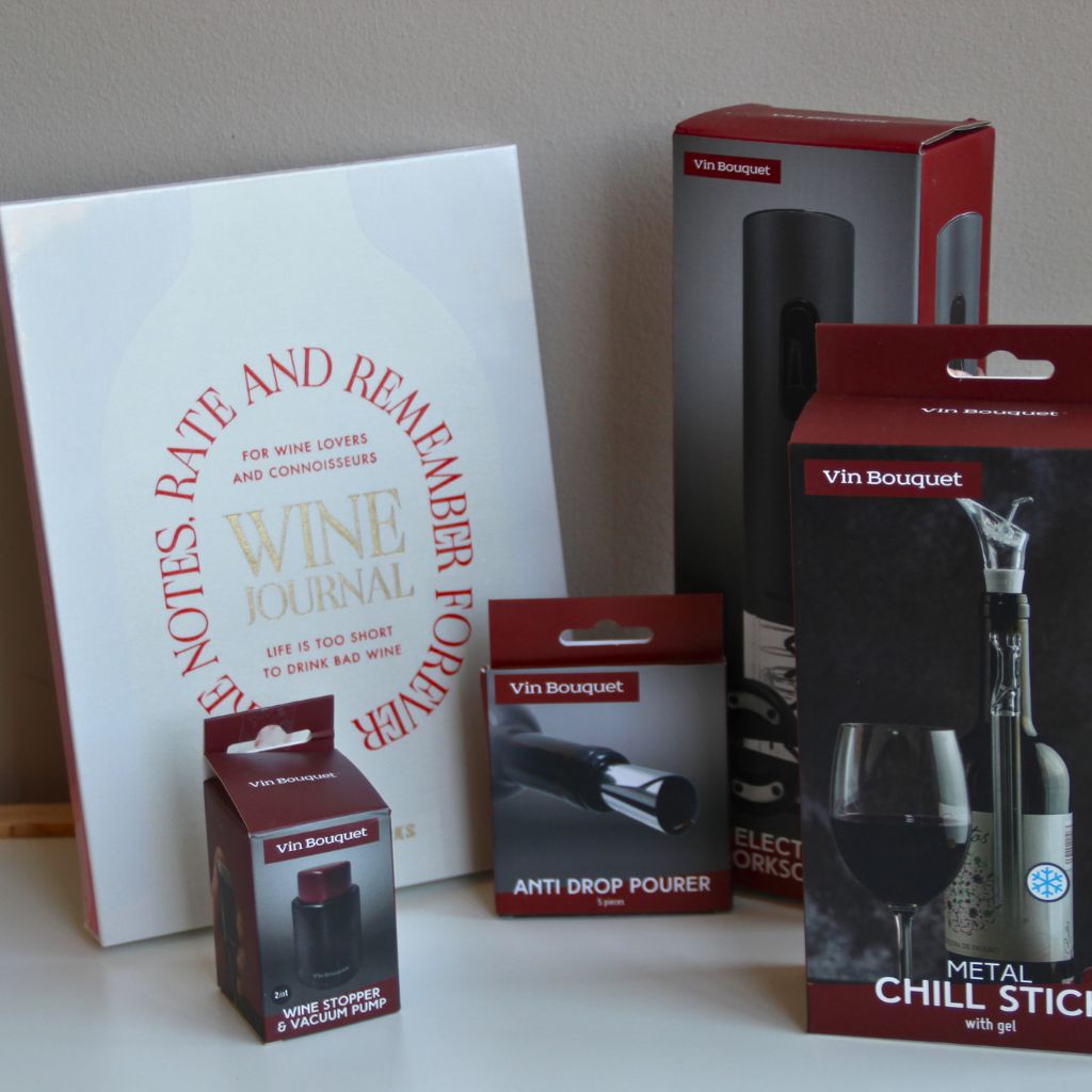 Pack Wine Tasting Journal y Accesorios Vino