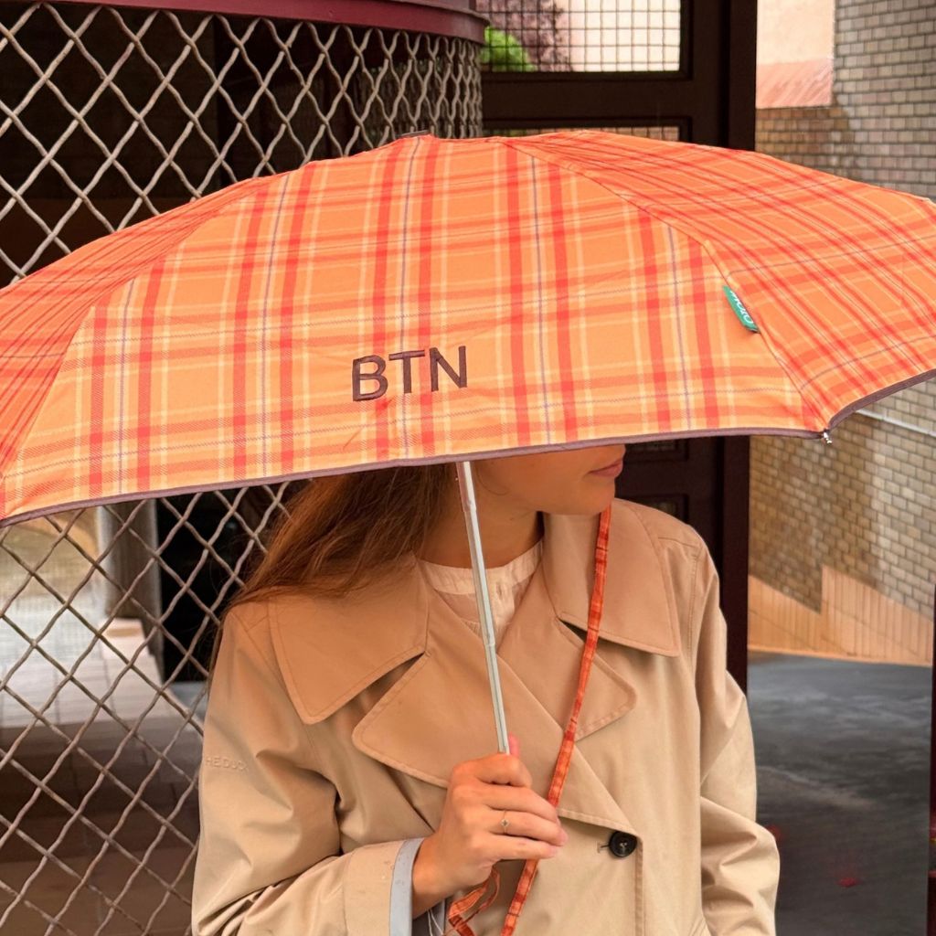 Checkered Golf Umbrella 