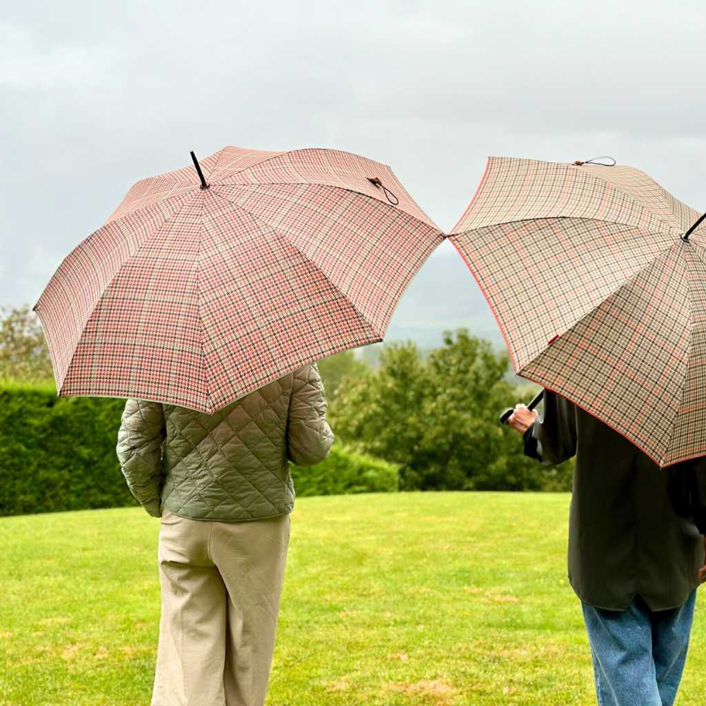 Large Houndstooth Umbrella