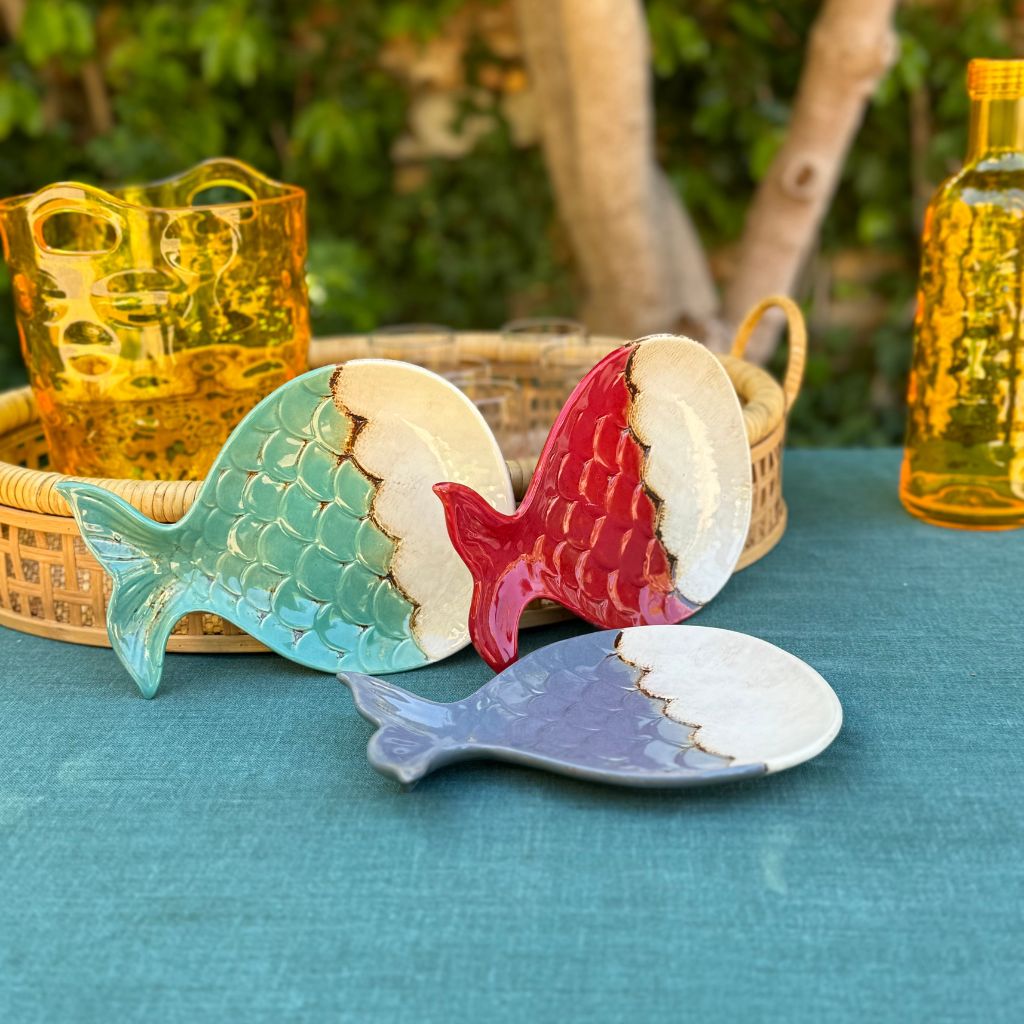 Whale Plates (Set of 3)