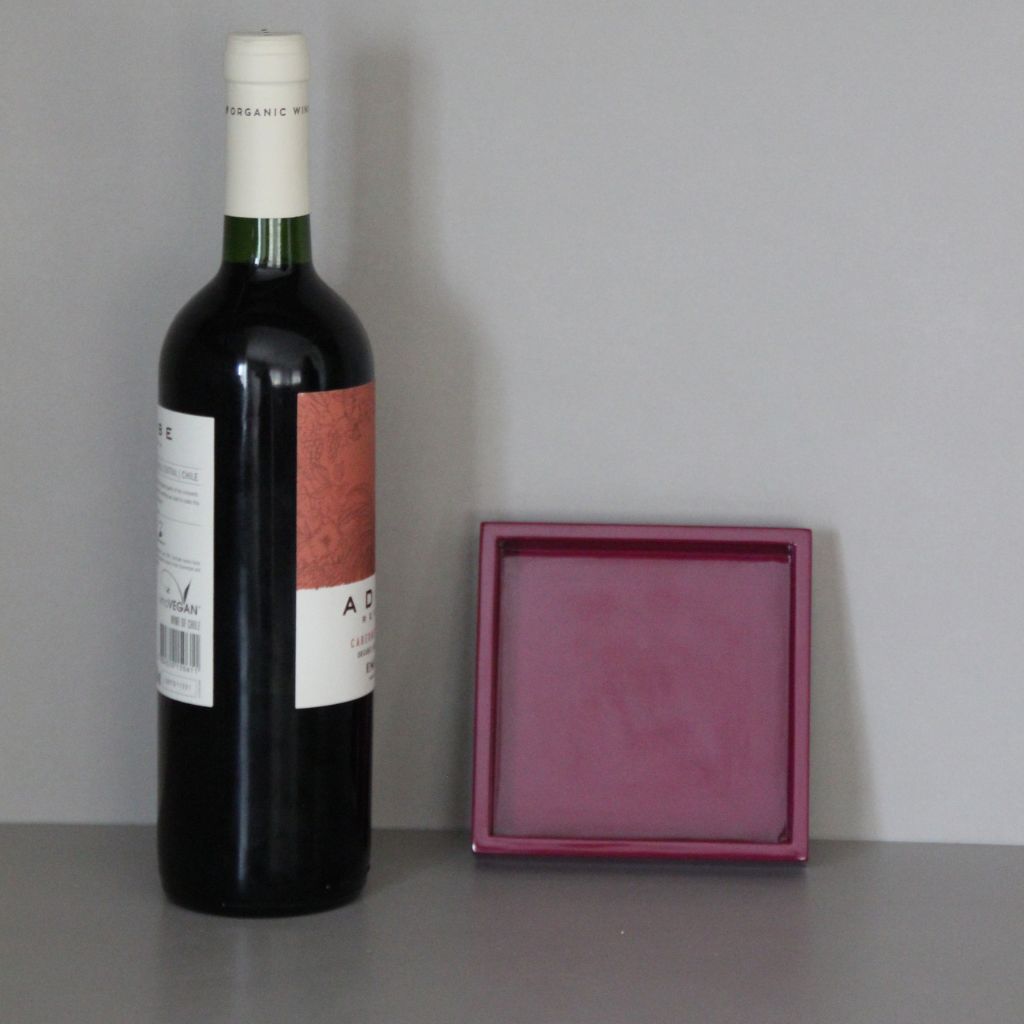 Posabotellas Lacado Berenjena