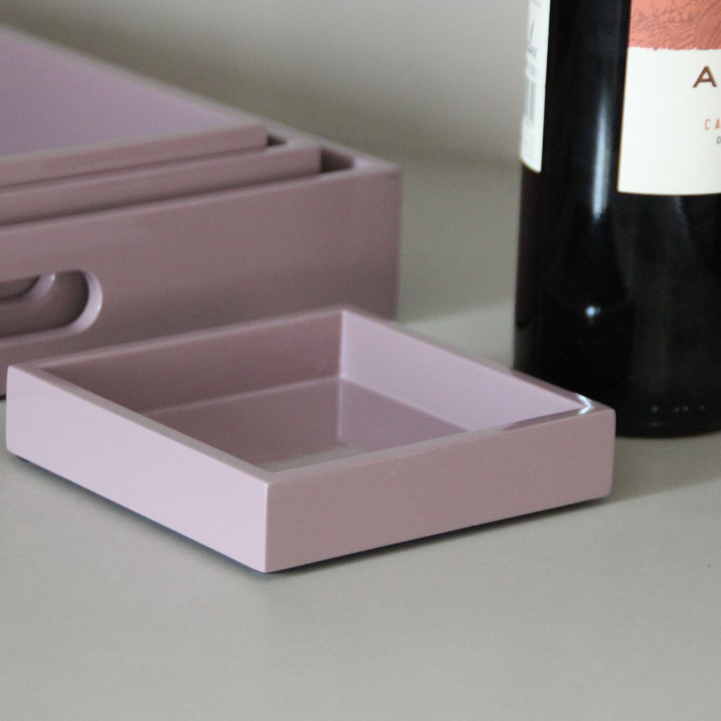 Posabotellas Lacado Malva