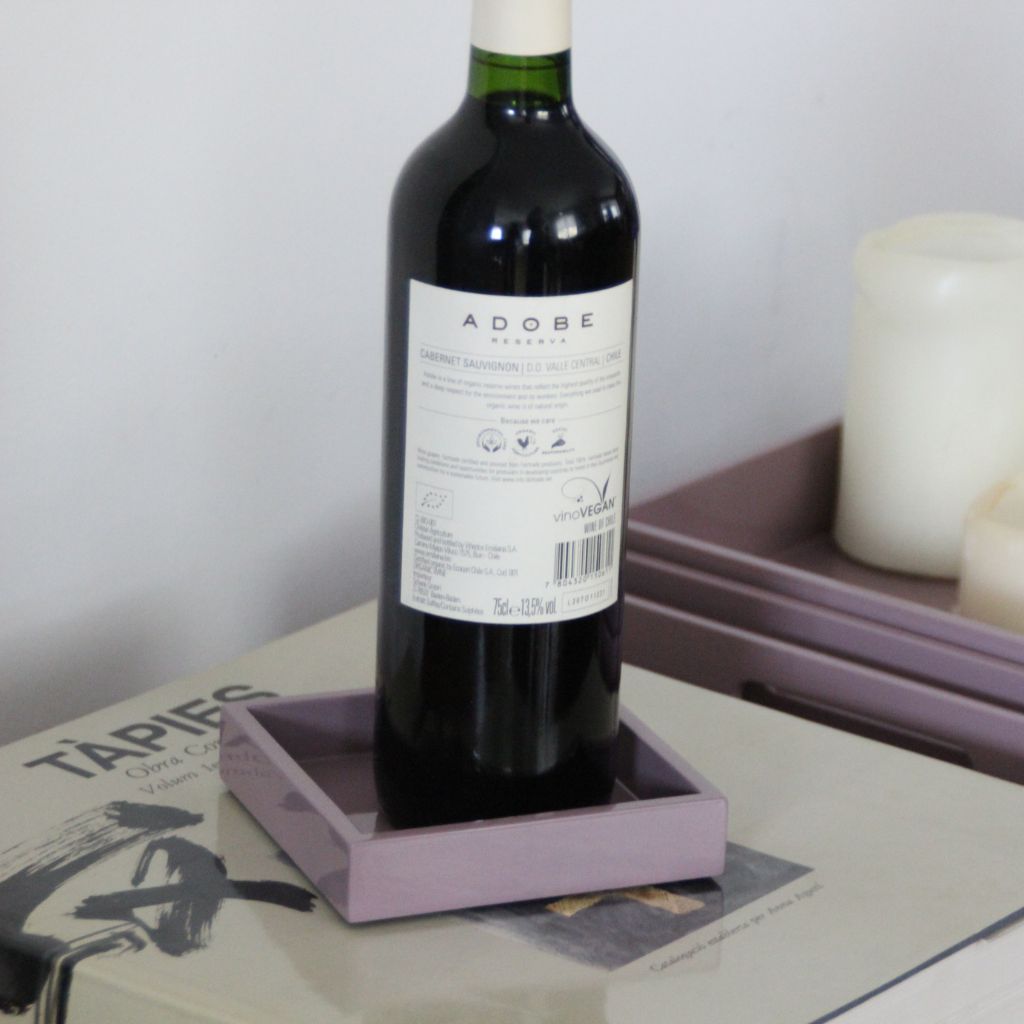 Posabotellas Lacado Malva