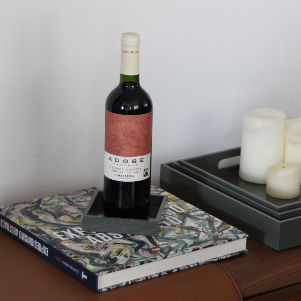 Posabotellas Lacado Verde