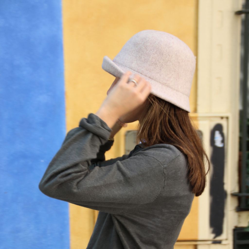 Sombrero Franela Taupe