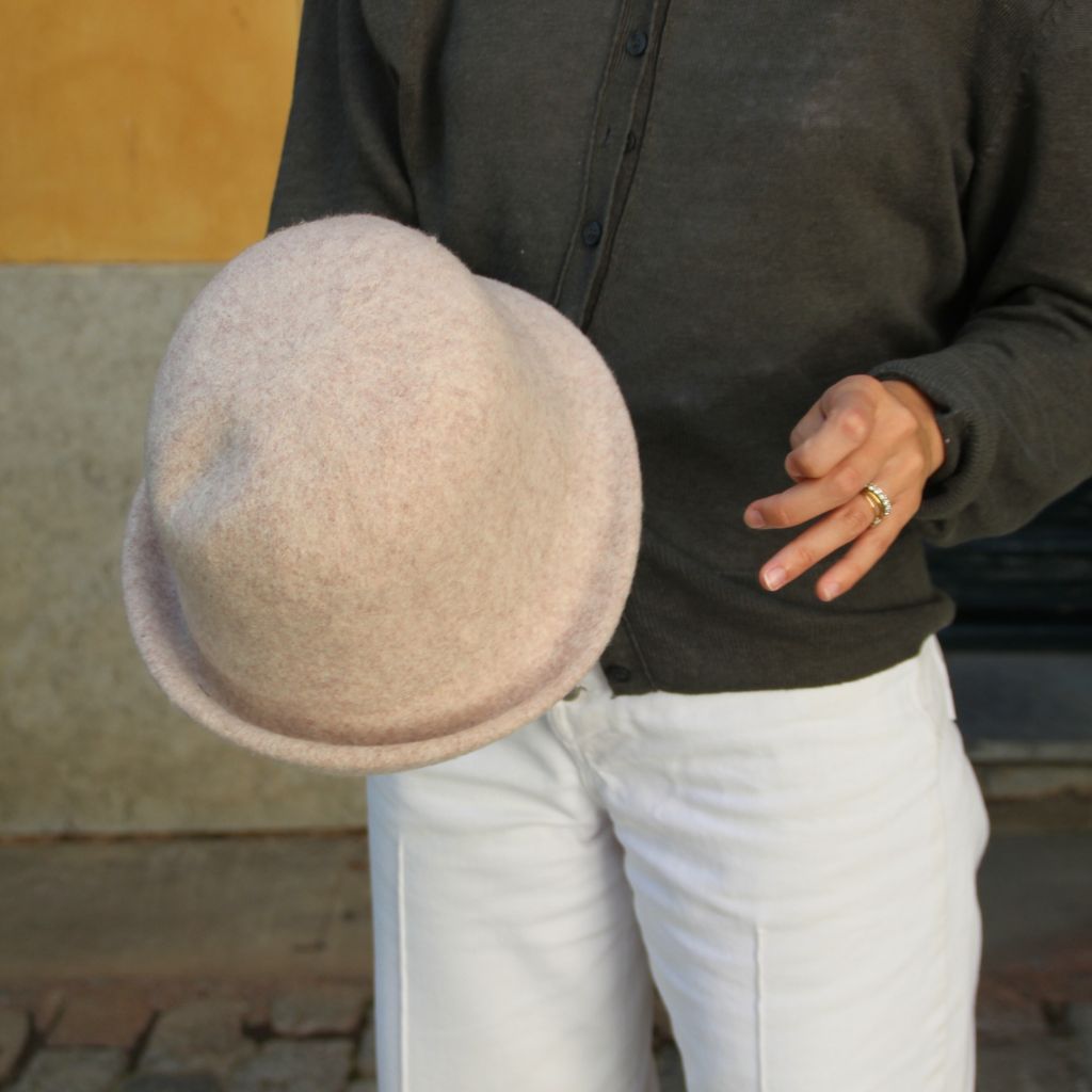 Sombrero Franela Taupe