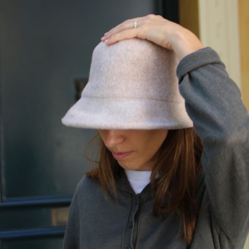 Sombrero Franela Taupe