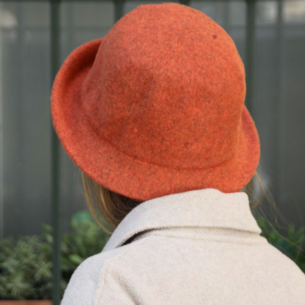 Sombrero Franela Teja