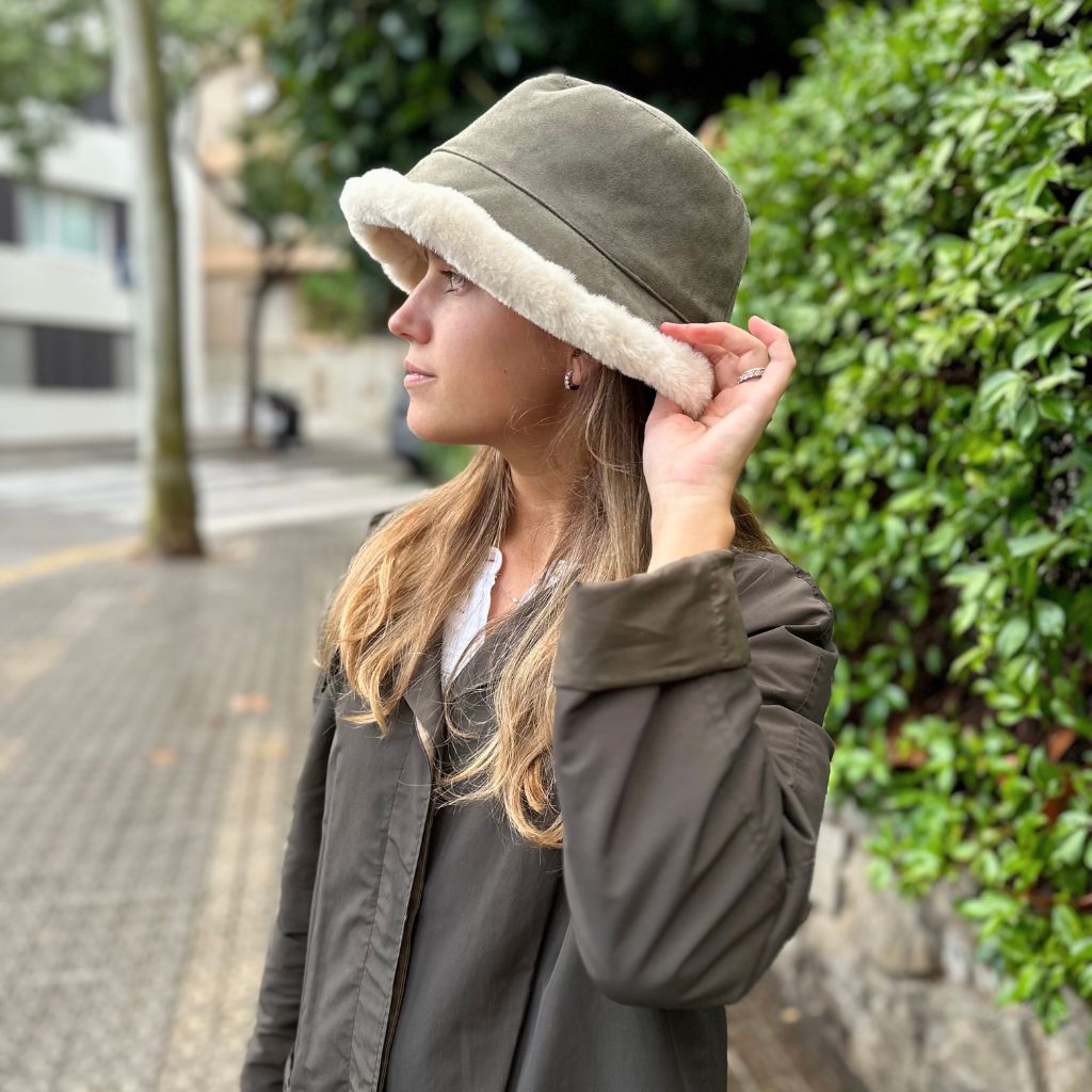 Fur Green Hat