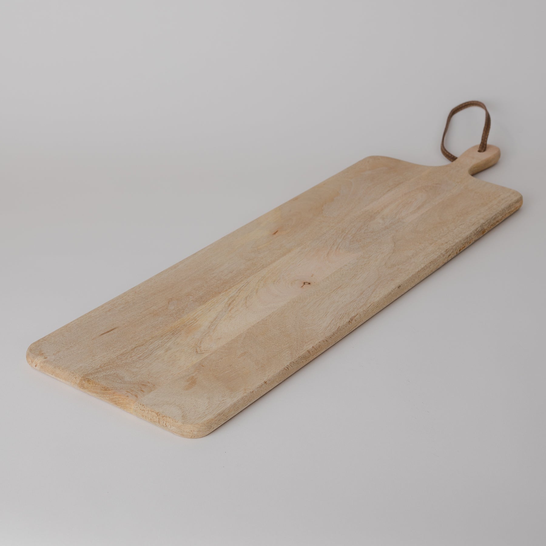 Long Natural Wooden Serving Board 