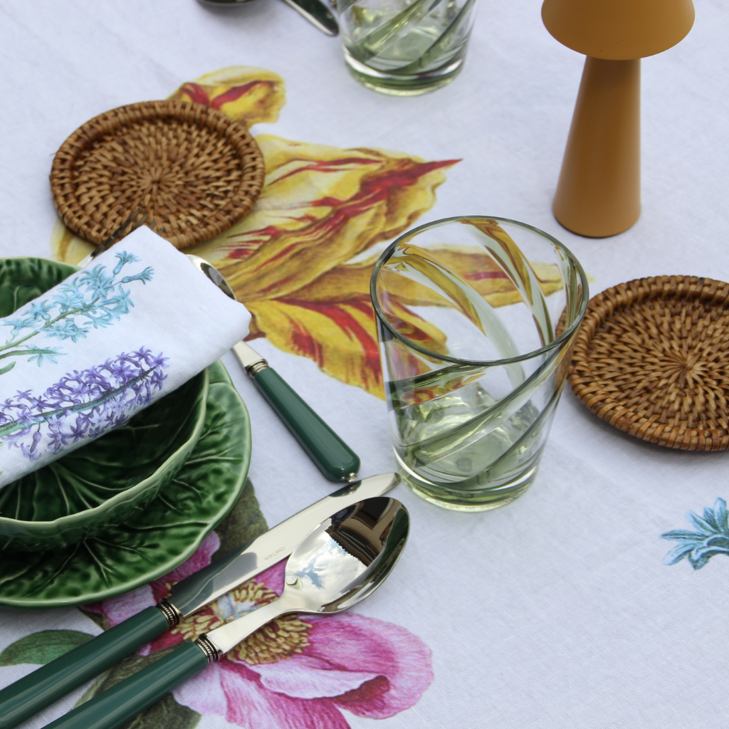 Vasos Policarbonato Espiral Verde (Set de 6)